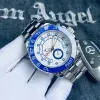 Super U1 Mens Watch Designer Luxury Watches 44mm glidande rörelse Rostfritt stål Rem Automatisk mekanisk lysande vattentät rörelse Män Yacht Watchs