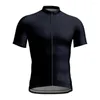 T-shirts pour hommes Hommes Maillot de cyclisme à manches courtes de haute qualité Solid Zipper Vêtements de vélo