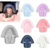 Kissen Baby-Auto-Sicherheits-weiches Schlafkopf-Stützkissen mit passenden Sicherheitsgurt-Gurtbezügen Baby-Autositz-Nackenschutz-Kopfstütze L231116