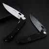 HOKC Folding Pocket knife EDC camping survival hunting knifes High Hardness D2 Sharp Cutter Tactical Portable Outdoor Knives Multi function