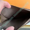 Top quality brown flower M30271 card holder Wallets passport holders luxurys Designer small Women mens Purses Genuine Leather Purse key pouch wristlets card case