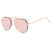 Vintage mode lunettes de soleil surdimensionnées femme concepteur de luxe diamant pilote lunettes de soleil pour femmes Uv400