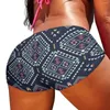 Damen Shorts Tribal Printing Bequeme Damen Sommer Sexy Hohe Taille Fitness Sport Anti-Shim Lifting Hip Leggings Weiblich