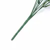 Dekorativa blommor 1 st konstgjorda falska grönska plastväxter faux hängande murgröna vinrankor lämnar krans för hem trädgård planter fyller bröllop
