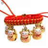 Dog Collars Fashion Braided Collar With Cartoon Figure Bells Puppy Necklace Pet Supply