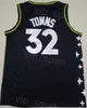 Basketbalstad Heren Anthony Edwards Jersey 5 Karl-Anthony Towns 32 Verdiend voor sportfans Alles gestikt Association Puur katoen Icoon Marineblauw Wit Zwart Hoge uitverkoop