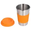 Tasses tasse en acier inoxydable tasse en métal sans BPA forte isolation thermique de qualité alimentaire incassable pour la maison