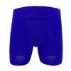 Underbyxor herr underkläder boxare shorts homme solid halvtransparent is silkesbyxor man andas påse cueca calzoncillo