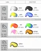 Maschere da sci Doppi strati Lenti Antiappannamento Maschere da sci Uomo Donna Big View Occhiali da sci ad alta definizione Protezione UV Maschere da snowboard per adulti 231115