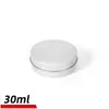 Boîtes de rangement Bacs 1Oz / 30ml Boîte ronde en aluminium Boîtes de conserve Bouteille Jar Couvercle supérieur Couvercle de stockage Barbe Baume à lèvres Huile Craem Vide Can Blank Me Dhqrx