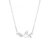 Choker Cute Pigeon Necklace For Women Korean Version Fresh Rhinestone Inlaid Bird Temperament Gentle Clavicle Chain Gifts