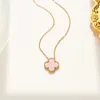 Pendant Necklaces Four-leaf Clover Fashion Earring Brand Charm Gifts Earrings High Quality Gold Plated Gift New Engagement