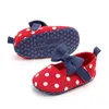 First Walkers 0-18M Autumn Baby Girl Cotton Casual Bow Shoes Born Cute Non-slip Soft Soled Walking