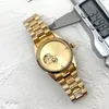 orologio da uomo di lusso da donna unisex con diamanti di design in oro 36mm con movimento meccanico automatico orologi da polso con cinturino in acciaio inossidabile per uomo donna regalo di compleanno