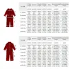 Tenues assorties pour la famille Pyjamas pour enfants assortis pour la famille de Noël Rouge chaud velours garçon fille robe vêtements de nuit vêtements pour enfants en bas âge pyjama de Noël cadeau 231115