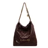 СКИДКА 26% Дизайнерская сумка 2024 Сумки Xiaoxiangfeng Lingge Женская цепочка Большая вместительная женская сумка для мусора на одно плечо через плечо