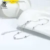 Anklets ORSA JEWELS Women Sterling Silver Anklet Summer Vacation Jewelry 92.5% Silver Ball Beads Ankle Chain S925 Accessories SA05L231115