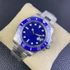 Clean Factory Watch Automatic Cal.3135 Movement 40mm 904l Fine Steel Ceramic Frame Sapphire Crystal Glass Swiss Ice Blue Luminous Waterproof CF