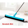 Brooms & Dustpans Cleaning Tools Sponge Magic Broom Clean Sweep Scra Rotating Dust Hair Bathroom Glass Kitchen Wiper Blade Sweeper Dro Dh2Cu