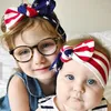 Hair Accessories 10pcs Dziewczyny 4 lipca Opaska na głowę 2023 r. Dzień Niepodległości Dzieci patriotyczne łuki American Flag Band