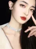 Pendentif Colliers SHANGZHIHUA L'élégant léger luxe trois couches collier de perles tendance bijoux mode femme collier cadeau de fête 231116