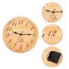 Wall Clocks Sauna Wooden Clock Hanging Decor Electronic Decorative Timer Room Equipment Steam Watch