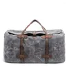 Torby DUFFEL Casual Outdoor Waterproof Canvas Men Damskie torba podróżna torebka fitness Vintage wysokiej jakości weekend