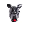 Jouets pour adultes Masque de chien de jeu de rôle en cuir érotique avec oreilles pour fétiche Bdsm Bondage Cosplay Party Flirting Adultes Jeux Sex Toys pour couples 231116