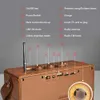 Bärbara högtalare Retro Radio Små bärbar utomhusmusikspelare Bluetooth -högtalar Subwoofer Hemhögtalar Ljudljud