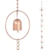 Trädgårdsdekorationer Regnkedja för metall Made Decorative Charm Pendant Drainage Function Replacement Wind Chime Home Decor