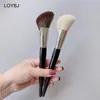 Makeup Tools Loybj Face Contour Makeup Brushes Fan-Shaped Professional Powder Blush Highlighter Bronzer V Face Silhouette Cosmetic Brush Tool 231115