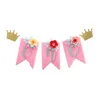 Feestdecoratie verjaardagsbanner baby eerste kinderstoel stoel high garland girl decor decoraties 1e douche welkom benodigdheden