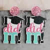 Dangle Earrings 2023 Wooden Graduate Cap Happy Last Day Of School Print Wood Teacher Gifts For Her Jewelry Wholesale