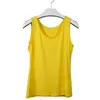 Kvinnors tankar Summer Loose Tank Tops For Women Off Shoulder Crop Basic Shirts Casual Suspender Sports Vest Slim Y2K Top Stor storlek