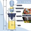 BBQ Tools Accessoires Glas olijfolie Dispenser met siliconenborstel 2 in 1 kookazijnmeting en voor 230414