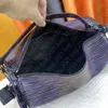 Nowa designerska męska torba na ramię miękka torebka polochonowa krzywe cylindryczna torba do torby ramię ramię Crossbody Calfskin Nowy epi xl torba gradientowy kolor m23093