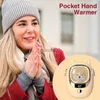 Space Heaters Electric Hand Warmer 2 in 1 Rechargeable Battery Pocket Heater Mobile Power Quick Heating Long Heating Pocket Size Portable Gift YQ231116