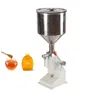 Liquid Paste Filling Machine Manual Bottle Filler Cosmetic Cream Honey Pasta Sauce Peanut Butter Food Packaging