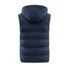 Herenvesten Verwarmde jas Heren USB Warme kleding Winter 11 Zone Verwarmde dames Mouwloze jassen Outdoor Elektrisch verwarmingsvest met capuchon 231116