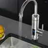 Kitchen Faucets Water Heater Faucet 360 Rotatable Instant Heat Electric Tap Sink Parts For Bathroom Washbasin Bathtubs