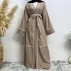 Ethnic Clothing Ramadan Abaya For Muslim Women's From Turkey Eid Dubai Arabic Dresses Robe Elegant Modest Nida Kaftan Moroccan Caftan