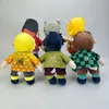 Cute Pose Demon Slayer Plush Toys Dolls Stuffed Anime Birthday Gifts Home Bedroom Decoration