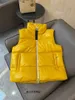 designer puffy vest insulated vest plus size luxury women thick downs coat hooded sleeveless jacket down-filled waistcoat puffer zipper down jacket padded coats