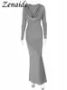 Basic Casual Dresses Zenaide V Neck Glitter Ruched Bodycon Dress Sliver Elegant Winter Party Evening Club Women Sexy Long Sleeve Maxi 2023 231116