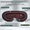 Sleep Maski 3D Par Sleeping Maska Oczy Oczy łańcuch zmęczenie oko elektryczny masażer pomocy w cieniu opaski poprawione 231116