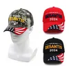 Desantis 2024 New Hats Party Supplies Camouflage Red Black Berretti da baseball all'ingrosso ss0416