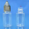 Colorful Plastic Dropper Bottles with Crystal Lid 10ml PET Plastic Needle Bottle For E Juice Liquid Uwwox