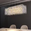 Avizeler modern lüks kristal avize oturma odası yemek dikdörtgen mutfak kolye lamba yatak odası yuvarlak led aydınlatma