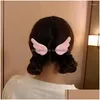 Andere Modeaccessoires Haarschmuck Süße süße Engelsflügel Plüsch Haarnadel Kinder Mädchen Clip Haarspangen Haarklammer Kopfschmuck Headwea Dhlac