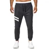 Calça masculina esportes de impressão casual de tração de luta para homens de corrida ao ar livre para homens para homens